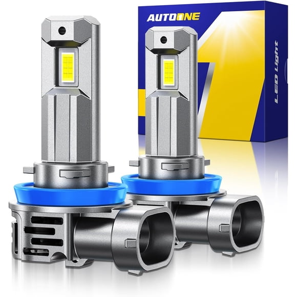 Lámpara LED AUTOONE H11 70000LM 6500K IP68 2 unidades H11 H9 H8