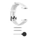 thumbnail image 5 of Para Garmin Instinct Correa De Reloj De Repuesto Sillion Correa De Reloj Blanco, 5 of 5