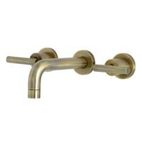 Soporte De Pared Manhattan Para Grifo Kingston Brass, 2 Manijas, 8