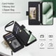 thumbnail image 4 of Para Google Pixel 9 / 9 Pro 5G Funda Tipo Billetera con Bloqueo RFID, Funda de Teléfono Tipo Bolso Cruzado con 9 Ranuras para Tarjetas, Bolsillo con Cierre y Correa Desmontable, Negro, para Pixel 9, 4 of 9