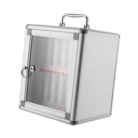 Magideal - Armario De Almacenamiento Para Teléfono, Taquilla Con 2 Llaves, Para Aula, Con Cerradura, Montado En Pared Para Oficina, Tabla De Bolsillo, Caja De Bl 12 Ranuras