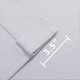 thumbnail image 4 of Cortinas Joydeco Blackout de 96 pulgadas, 2 paneles, Blanco Grisáceo, 4 of 9