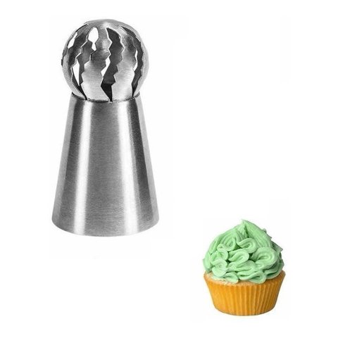 Genérico - Boquillas Rusa Esfera Boquilla Reposteria Rusa Esfera E15