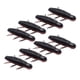 thumbnail image 3 of Kit De Señuelos De Pesca Blandos, Suministros Portátiles Prácticos Y Vivos, Aparejos De Pesca, Color Negro, 8 Uds., 3 of 3
