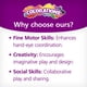 thumbnail image 2 of Dough Builders Colorations BUILDME Creative Creatures Kids, 2 of 8