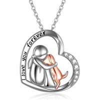 Vousez - Collar Mujer Perro Mascota Plata 925