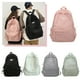 thumbnail image 2 of 2023 New Nylon Backpacks for Student Solid Color School Bag Teenagers Large Capacity Travel Rucksack High Quality Canvas Bookbag, 2 of 3