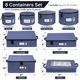 thumbnail image 3 of Set de 8 Contenedores Rígidos para Almacenamiento HOLDN’ STORAGE, 3 of 9