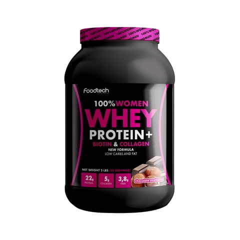 100% Women Whey 2 Lbs Chocolate Avellana - Foodtech