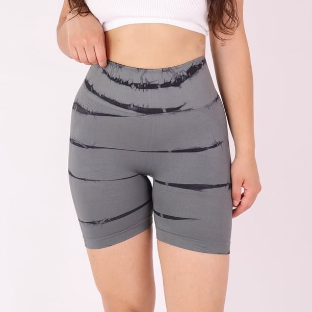 Calza corta Mujer push up animal print fitness