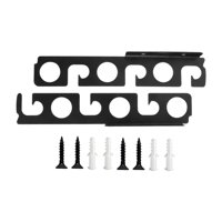 Magideal - Soporte Para Caña De Pescar, Estantes De Almacenamiento Para Caña De Pescar Con Tornillos, Fácil Instalación, Multifuncional, Montado En La Pared En E