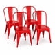 thumbnail image 1 of Pack 4 Sillas Metálicas Tolix Rojas LORE | Diseño Industrial Moderno para Interior y Terraza, 1 of 9