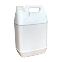Bothyi - Tanque De Almacenamiento De Agua De 5 L Con Jarra De Hdpe Para Soluciones De Limpieza De Líquidos De Agua De Color Blanco