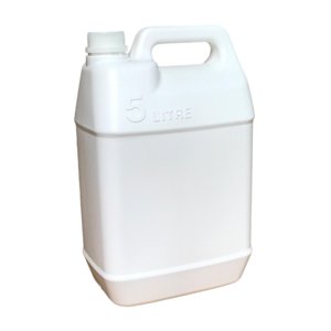 Bothyi - Tanque De Almacenamiento De Agua De 5 L Con Jarra De Hdpe Para Soluciones De Limpieza De Líquidos De Agua De Color Blanco