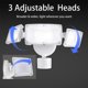 thumbnail image 5 of Luz de Seguridad AWSENS LED 3 Cabezas 40W con Sensor de Movimiento, 5 of 9