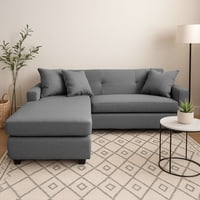 Mbc - Sofá L Intercambiable New Sevilla Tela Grafito