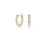 thumbnail image 1 of Pendiente de aro Swarovski Matrix Vittore en tono dorado y blanco, 1 of 5