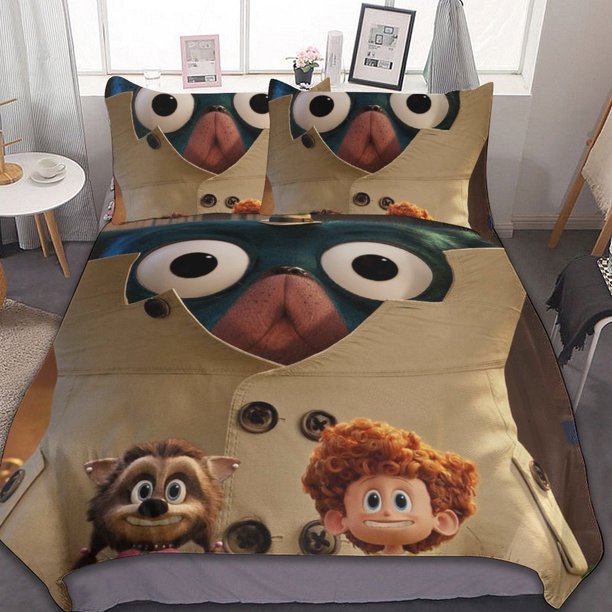 Hotel Transylvania Animated 3 Pieces Bedding Sets Soft Comforter Sets Decor Bedroom Gifts