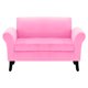 thumbnail image 1 of Banqueta Baul + Respaldo Lua 2c Felpa 20 Rosado, 1 of 6