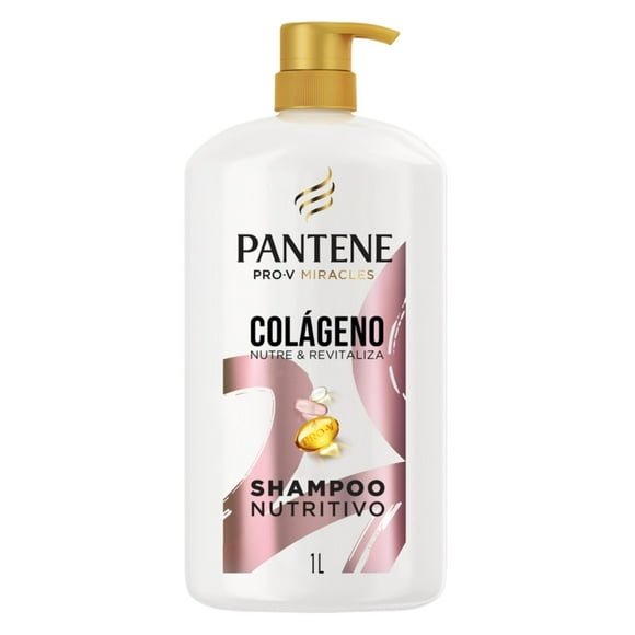 Shampoo Pantene Pro-V Miracles Colágeno Nutre & Revitaliza Nutritivo, 1 L