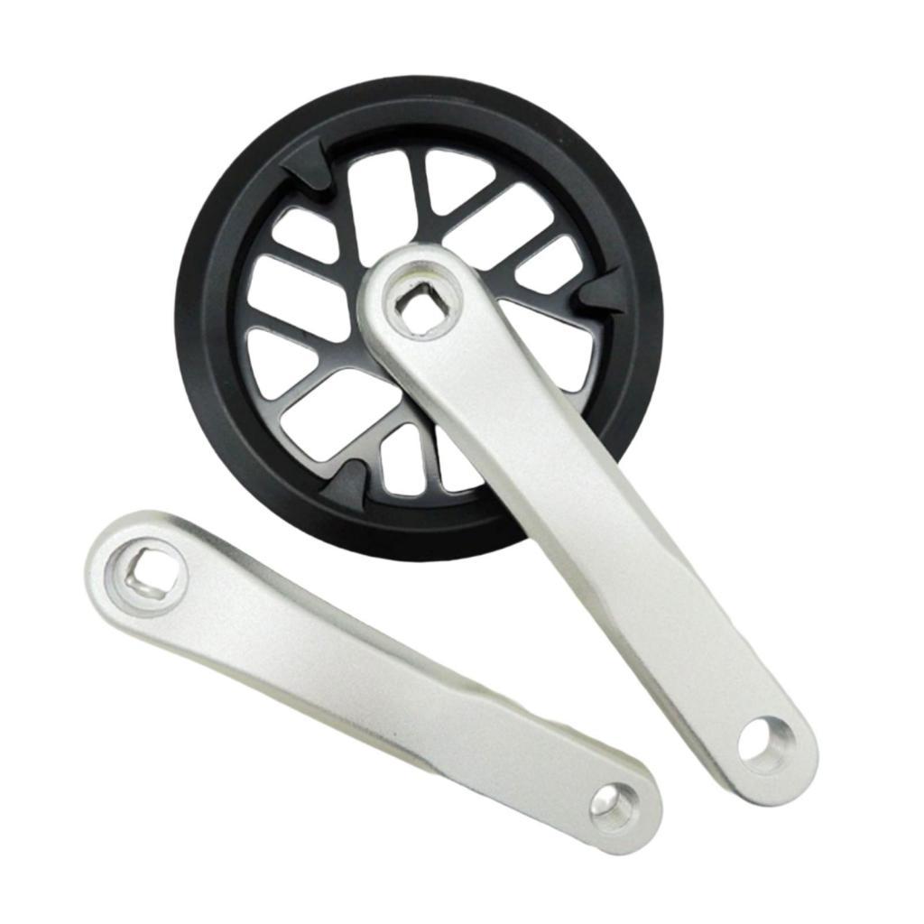 Magideal - Juego De Bielas Para Bicicleta Para Niños Juego De Bielas Plato De 32T Fácil De Instalar Ligero Herramientas De Reparación Juego De Bielas Cónicas Cua 14 Cm