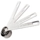 thumbnail image 1 of Juego de Cucharas Medidoras Viking de 4 Piezas, Acero Inoxidable 304, Apilables, 1 of 6