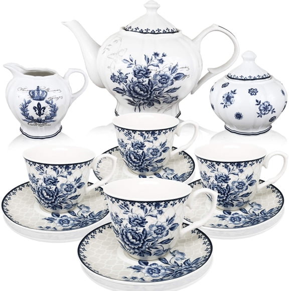 Set de té Brew To A Tea Blue Dream Porcelain, 1,4 L, 240 ml, 8 oz