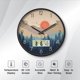 thumbnail image 2 of Reloj de pared SCOAGE Silent de 30 cm con calendario y temperatura, 2 of 9
