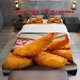 thumbnail image 1 of 3pcs Chopstick Sticking Golden Fried Shrimp with Dipping Sauce Theme Pattern Bedding Set Comforter And Pillowcase, 1 of 5