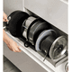 thumbnail image 3 of Rack Organizador Tapas Belug Ollas Expandible Cocina Menaje Sartén Negro Y Gris, 3 of 5