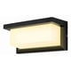 thumbnail image 1 of Aplique Mural LED Exterior 18W Negro Luz Cálida 3000K – Diseño Moderno, 1 of 7