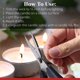 thumbnail image 5 of Velas de té con forma de luz en la oscuridad, 250 unidades, blancas, sin perfume, 5 of 9