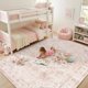 thumbnail image 1 of Alfombra de Área Lavable Garvee Boho Rosa 5x7 para Dormitorio y Sala, 1 of 4