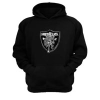 Genérico - Poleron Canguro Metallica Negro Talla Xl Unisex
