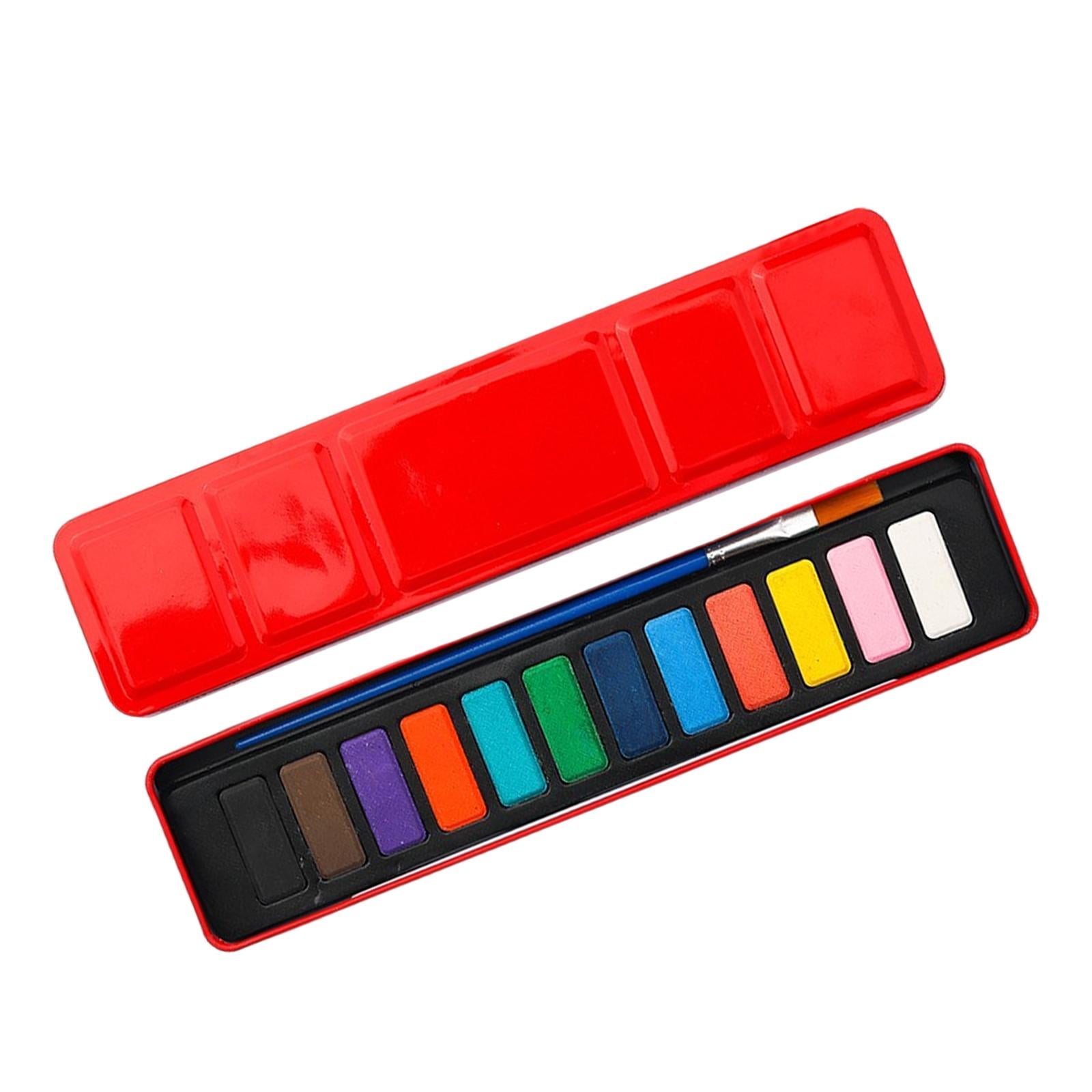 Bothyi - Juego De Acuarelas Lavables Para Pintar Con Acuarela, Para Todas Las Edades, 12 Colores