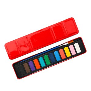 Bothyi - Juego De Acuarelas Lavables Para Pintar Con Acuarela, Para Todas Las Edades, 12 Colores