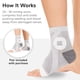 thumbnail image 4 of Calcetines de compresión BraceAbility Neuropathy, color gris, talla L, 4 of 9