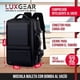 thumbnail image 2 of Mochila De Viaje Con Bomba Al Vacio 900d Luxgear 22 Litros Negro, 2 of 3