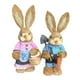 thumbnail image 5 of 1 Par De Muñecos De Figuritas De Conejo De Pascua De Pie, Adornos De 35cm, Aspecto Encantador, 5 of 5