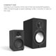 thumbnail image 5 of Altavoces de escritorio Bluetooth Kanto ORAMB con soportes S2 negros, 5 of 9