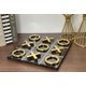 thumbnail image 2 of Juego de Mesa LuxLand Home Tres en Raya de Mármol Negro y Oro, 2 of 6