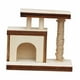 thumbnail image 4 of Marco De Escalada Para Gato, Casa De Muñecas, Para Estación De Ferrocarril, Modelo De Tren, Mesa De Arena, 6,5 Cm X 3,5 Cm X 5,5 Cm, 1/12, 4 of 5