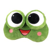 Ioensy - Cute Frog Sleep Mask Soft Ajustable Banda Elástica Eye Shade Cover Eye Mask Happy