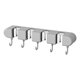 thumbnail image 1 of Soporte para Escobas de Pared, Estante de Almacenamiento para Mopas y Escobas Autoadhesivo sin Taladrar con Ganchos (4 Estantes con 5 Ganchos), Colgador de Escobas de Pared para Baño, Cocina,, 1 of 8
