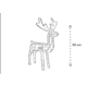 thumbnail image 1 of Reno Navideño Led Decoracion Navidad 110 Cm Luz Calida, 1 of 2