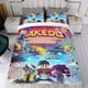 thumbnail image 4 of Akedo Ultimate Conjunto de sábanas temático, trío de piezas, cómodo y amigable con la piel, diseño único, regalo de decoración para el hogar para familiares, amigos y fans, 90 cm * 190 cm, 4 of 6