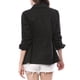 thumbnail image 3 of INSPIRE CHIC Chaquetas Utilitarias para Mujeres de Regreso a Clases con Cintura de Cordón, Bolsillo con Solapa, Cremallera y Botones, Negro L, 3 of 7