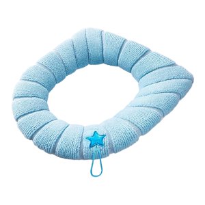 Magideal - Funda Para Asiento De Inodoro, Alfombrilla Para Inodoro, Cojín De Asiento Cómodo Y Reutilizable, Cojín Para Asiento De Inodoro Para Cafetería, Restaur Azul