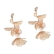 thumbnail image 5 of Pendientes Colgantes De Flores, Joyería Larga Romántica, Regalo Para Mujeres, Citas, Discotecas, Oro, 5 of 5