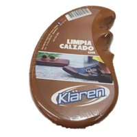 Esponja Limpiadora De Calzado Café - Klaren